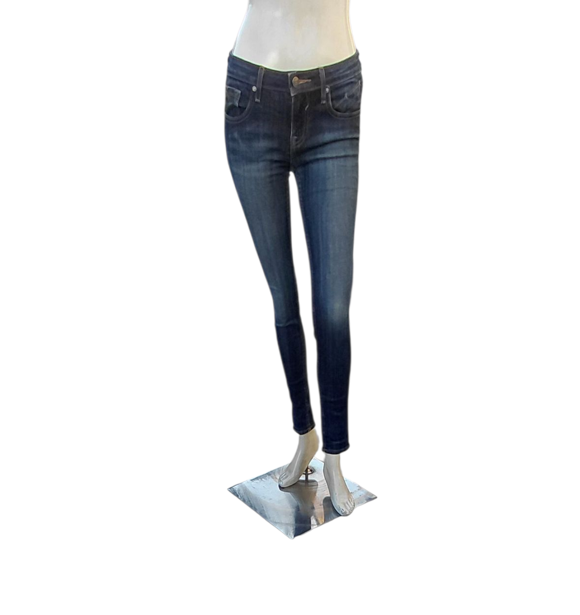 8118....Preowned Vigoss Skinny Jeans Size 24, W26" 28"Inseam 7"Rise