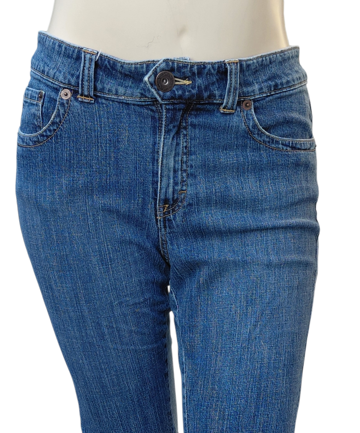 591631.....Preowned One True Fit Crop Size 16M, W34" 12"Inseam  10"Rise