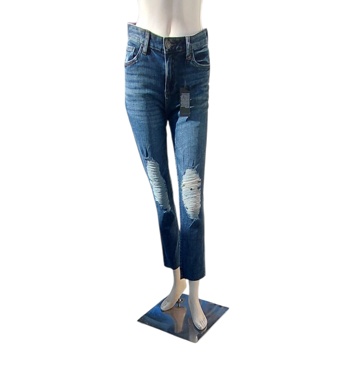 674221....Preowned Kut from the Kloth Straight leg Jeans Size 2, W26" 26Inseam  9"Rise