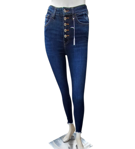 9302..Women's Preowned Kancan Skinny Jeans Size 1/ 25