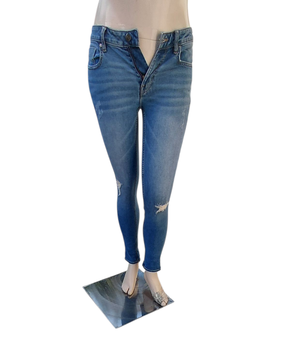 90015...Preowned Vigoss Thompson Tomboy Straight Leg Jeans Size 29, 8" Rise