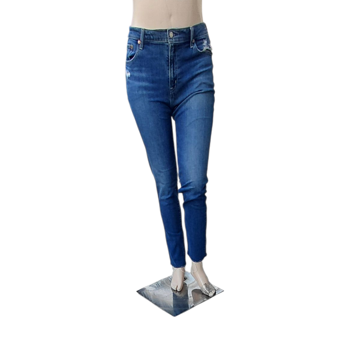 8102....Preowned Gap Skinny Jeans Size 30/10, 10" Rise