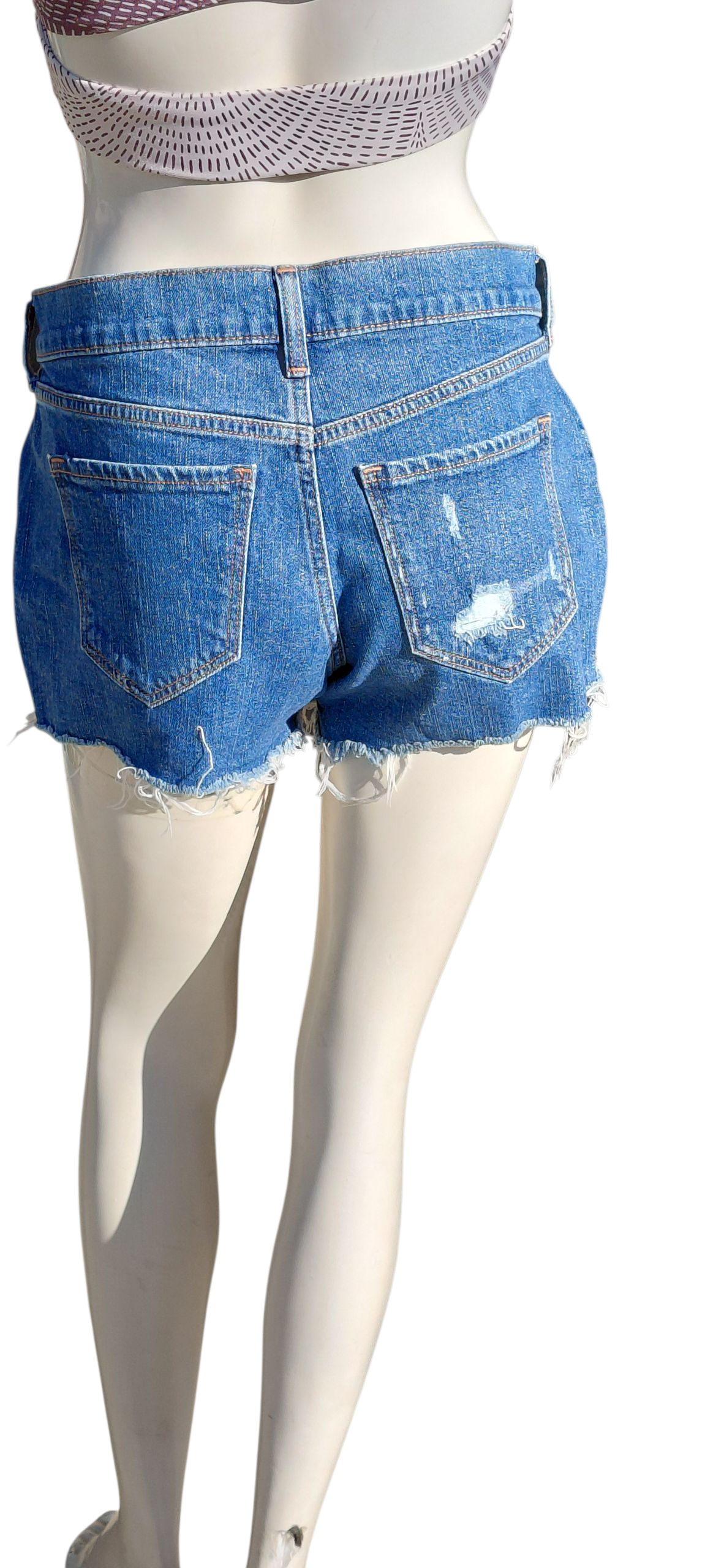 Sku 55233.......Women's Preowned Old Navy Boyfriend Jean Shorts Size 0