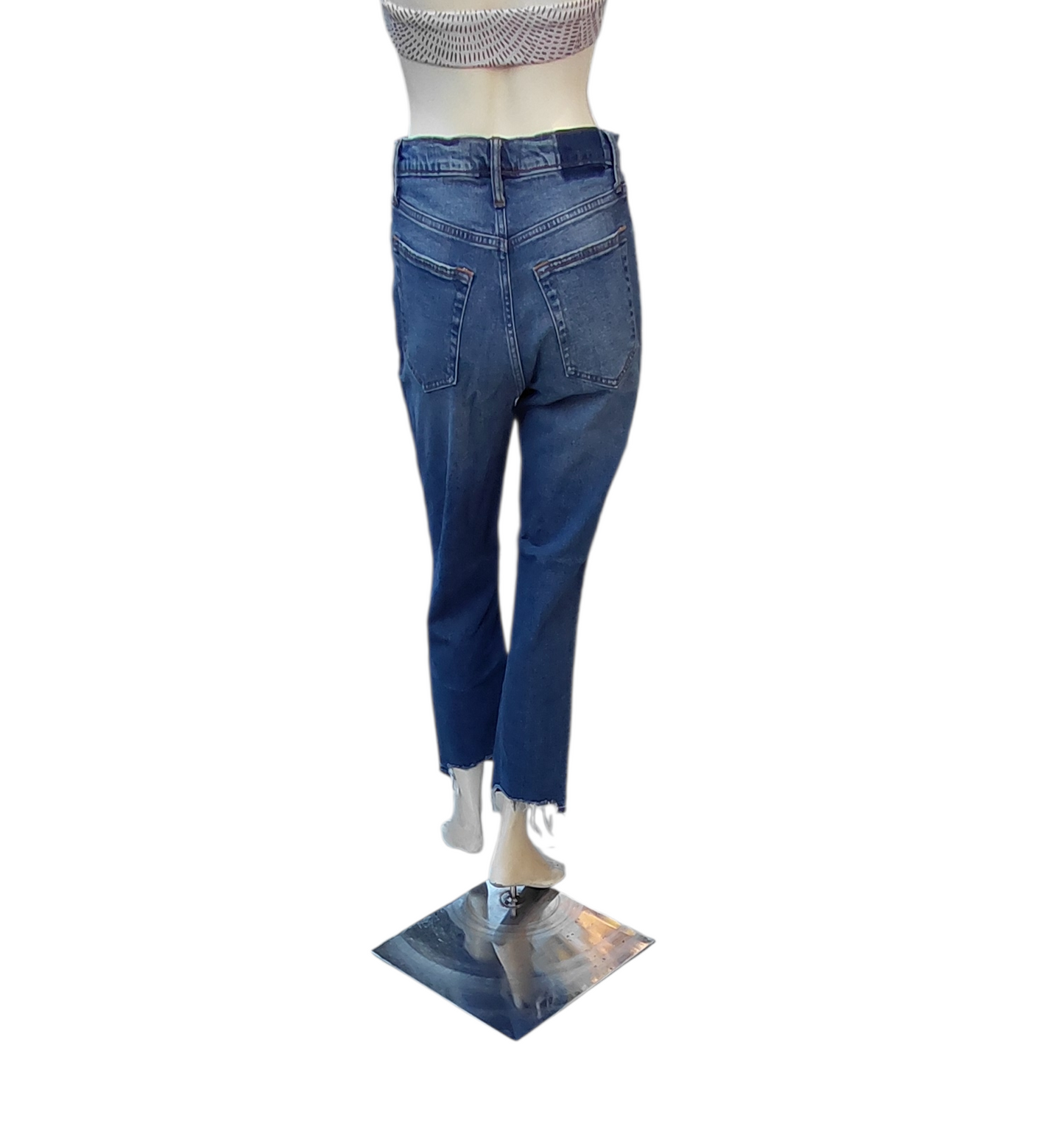 624820....Abercrombie & Fitch High-Rise Jeans Size 27/4R, 11"Rise