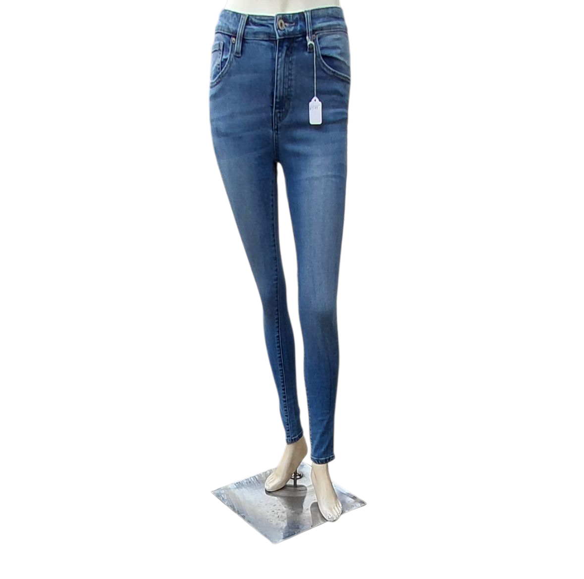 656540....Women's Preowned Kancan Skinny Jeans Size 1/24, 28"Inseam 9"Rise
