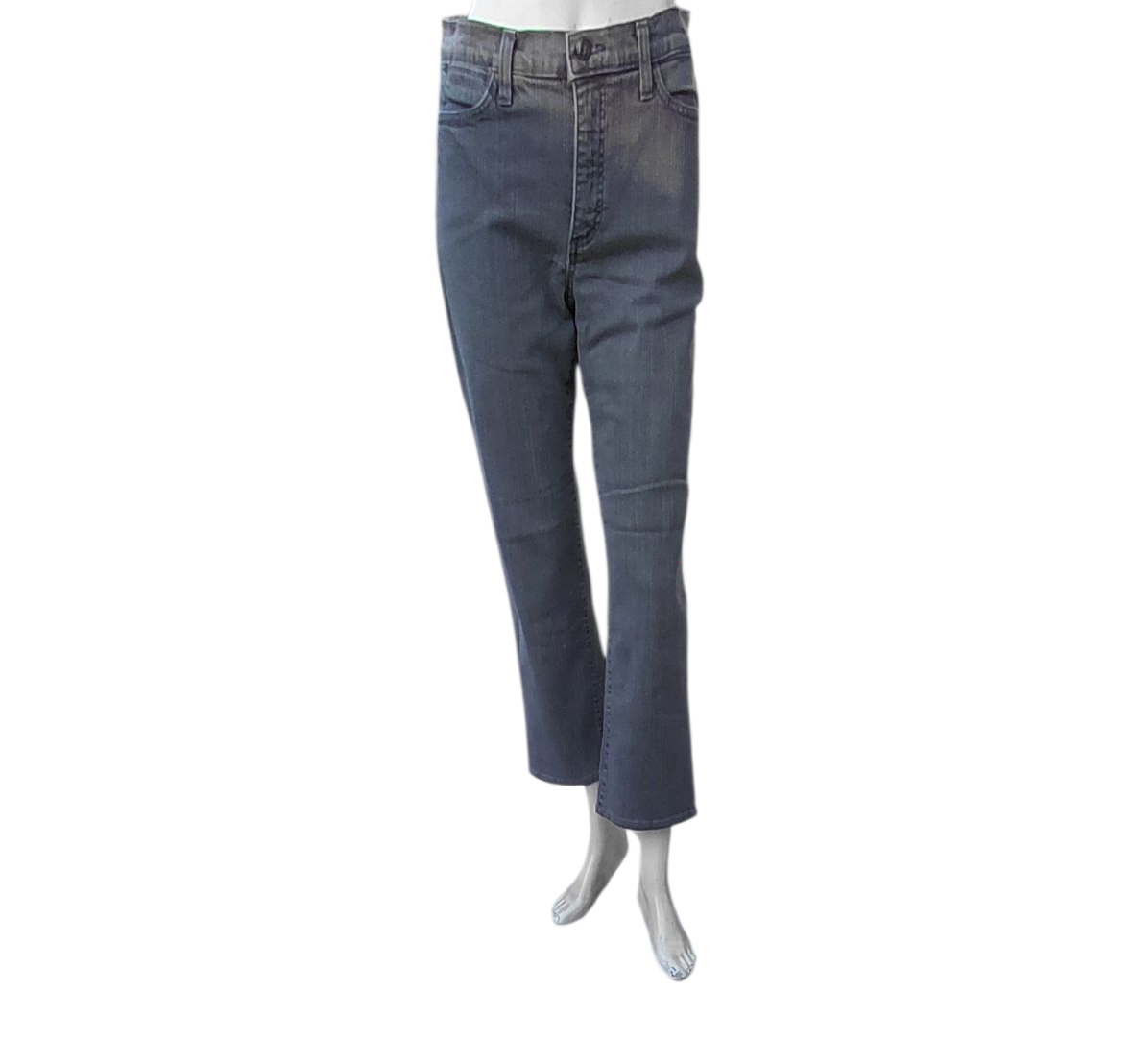4455....Preowned Gray Ankle Crop Jeans Size 6