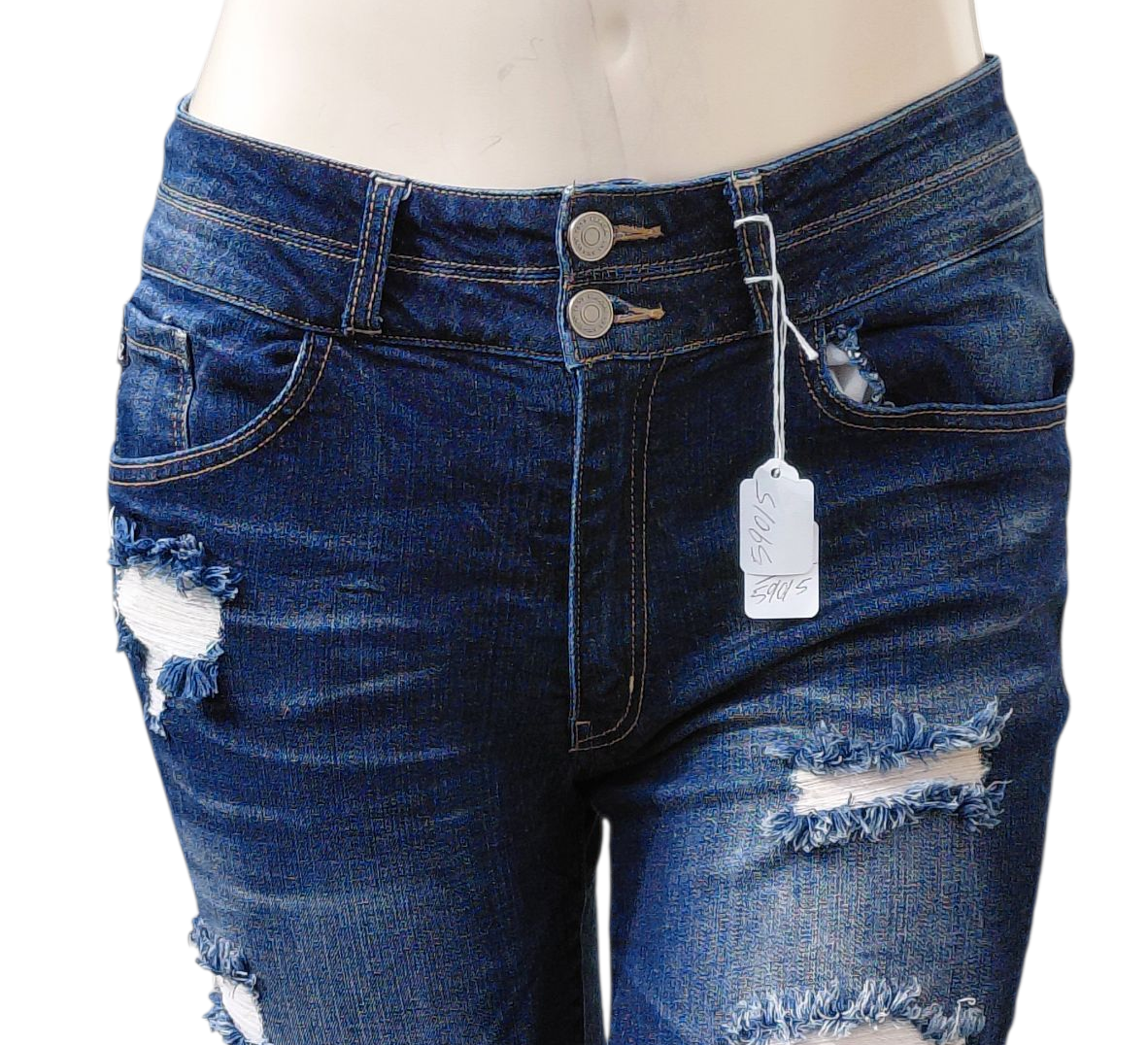 8173....Women's Preowned Kancan Skinny Jeans Size 13 30, 25"Inseam 8"Rise,