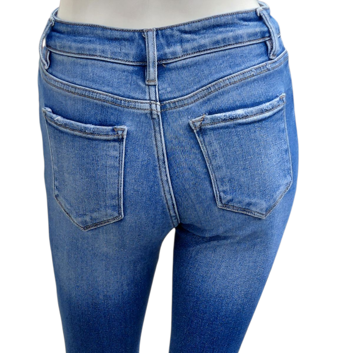 652134...Women's Preowned Kancan Skinny Jeans Size 3/25, 27"Inseam 9"Rise
