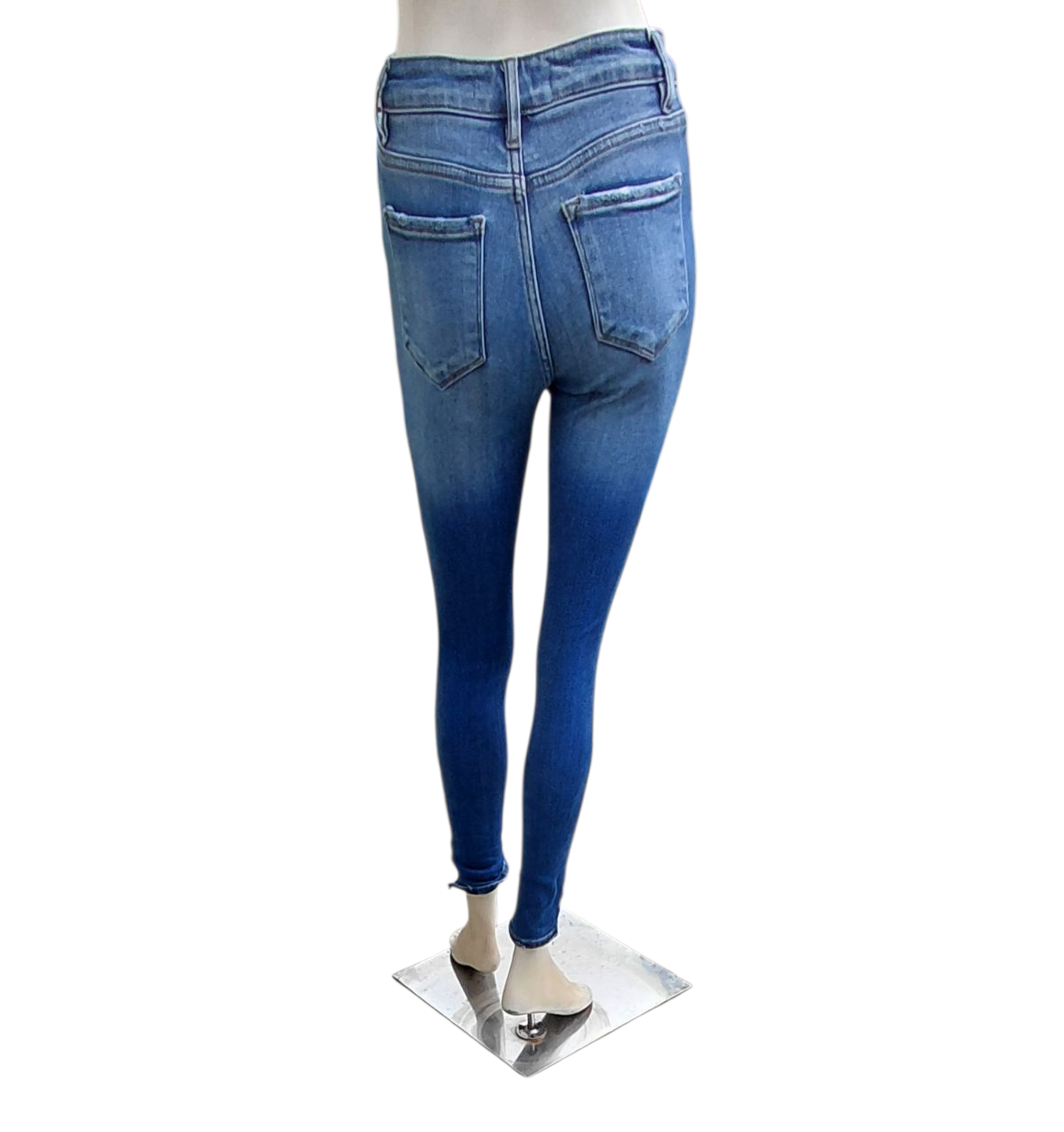 652134...Women's Preowned Kancan Skinny Jeans Size 3/25, 27"Inseam 9"Rise