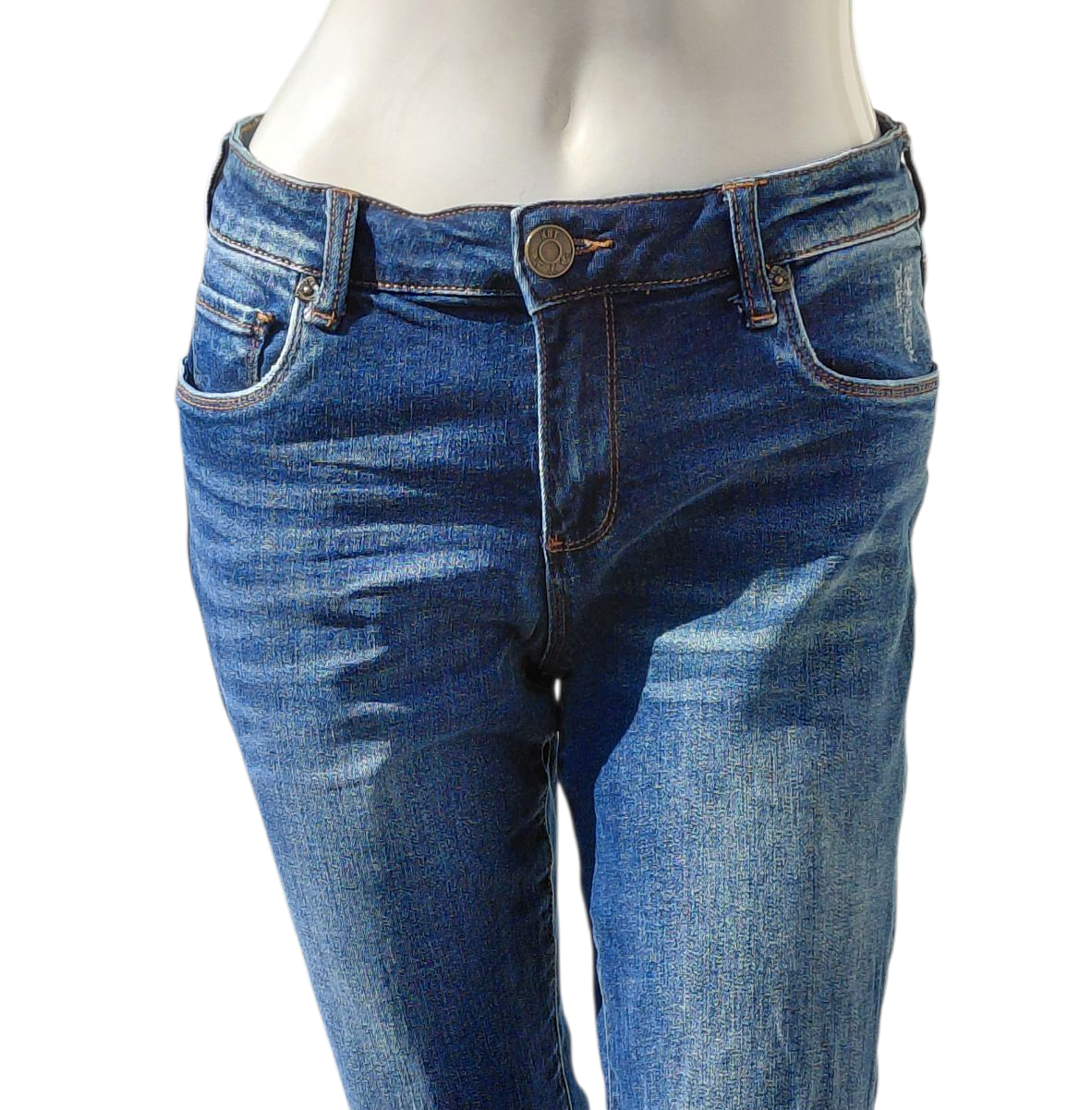 568421.....Preowned Kut from the Kloth Ankle Straight Size 4, W28" 26"Inseam  9"Rise