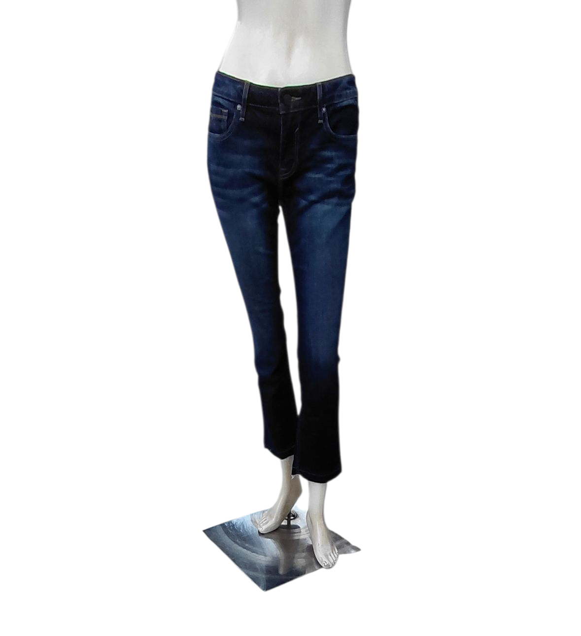 701625.....Preowned Vigoss Chelsea Crop Straight leg Jeans W26 L26,  7"Rise