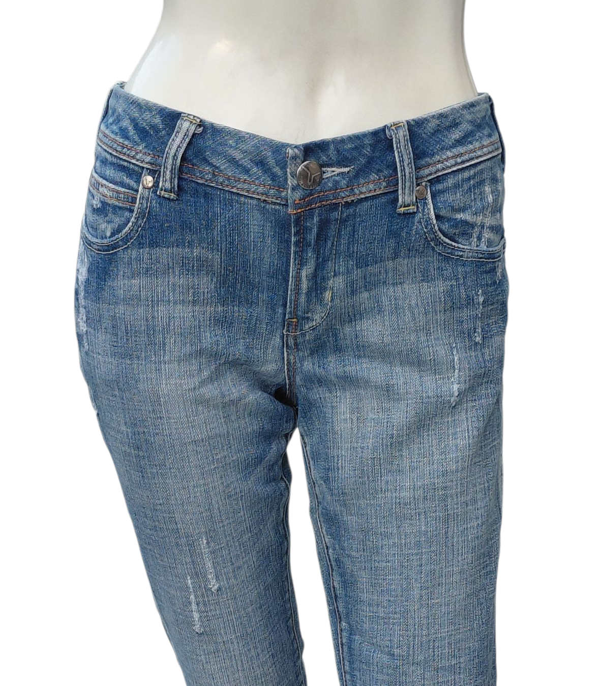 5082....Preowned Vigoss Studio Straight Leg Jeans Size W32", 31" Inseam 8 1/2" Rise