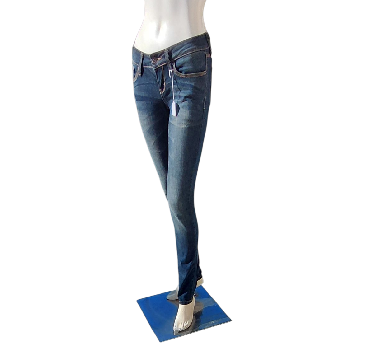 5017.....Women's Preowned Skinny Jeans Size 24, 31" Inseam 7" Rise