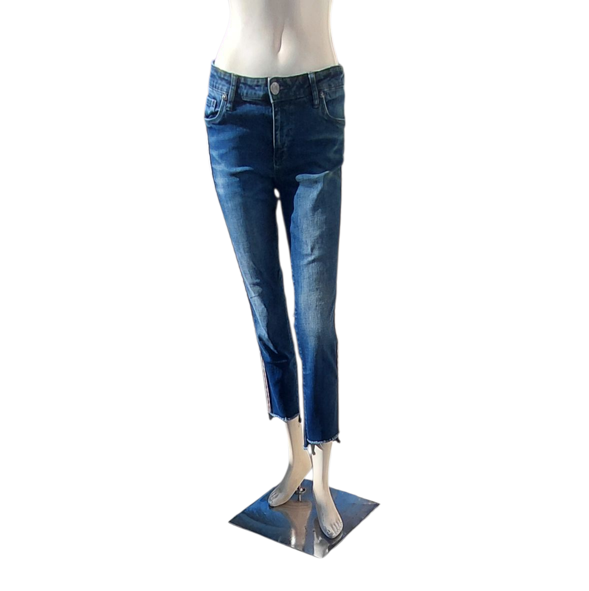 670244...Preowned Kut from the Kloth Ankle Straight leg Jeans Size 6, W25" Inseam, 8"Rise