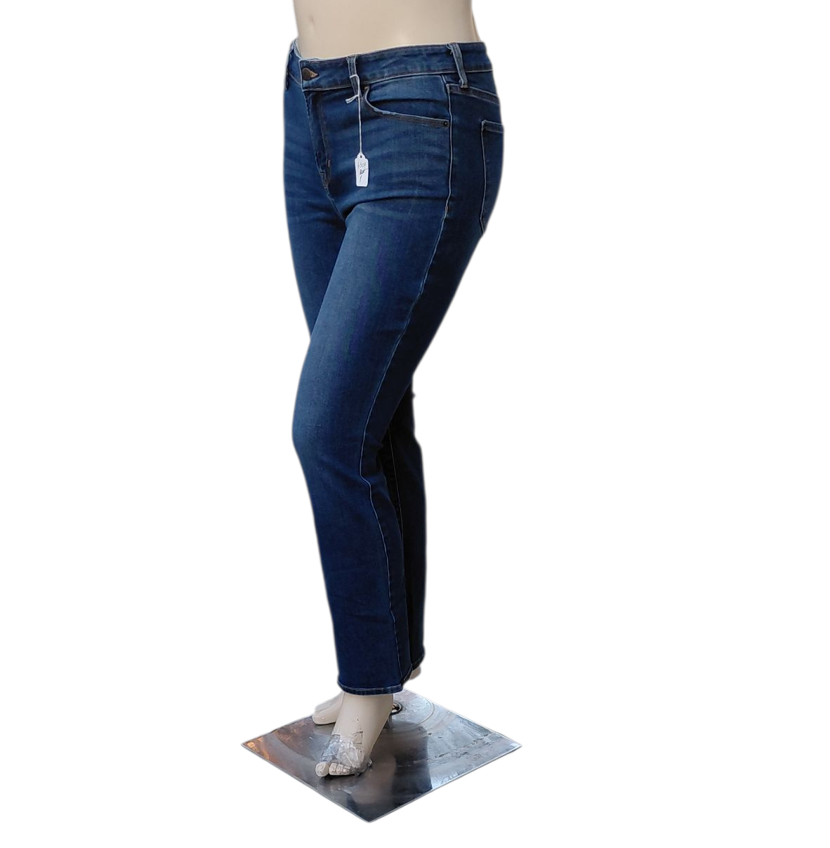 63098....Women's Preowned Old  Navy Kicker Bootcut Jeans Size 12, 35"W, 29" Inseam 9"Rise