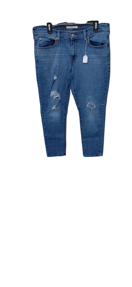 Sku 8219....Women's Preowned Levis Classic Blue Women's Jeans Size W24 L30