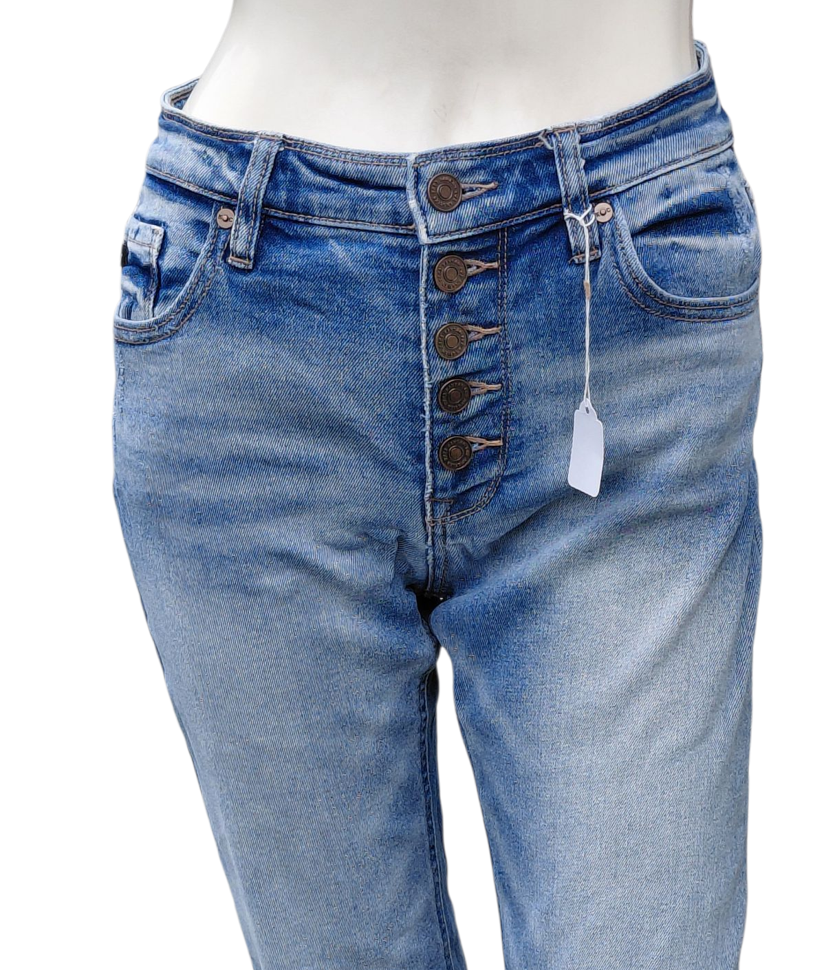 624217....Women's Preowned Kancan Skinny Jeans Size 3/25, 26"Inseam 9"Rise