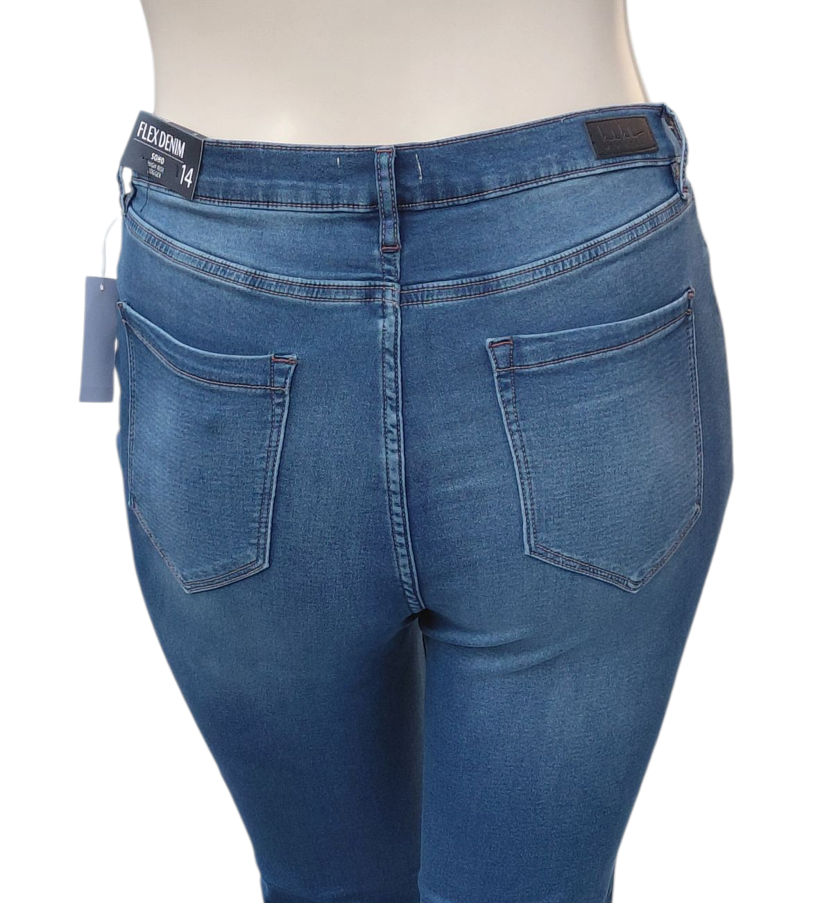 603625...NWT Nicole Miller New York Flex Supersoft Denim Jogger