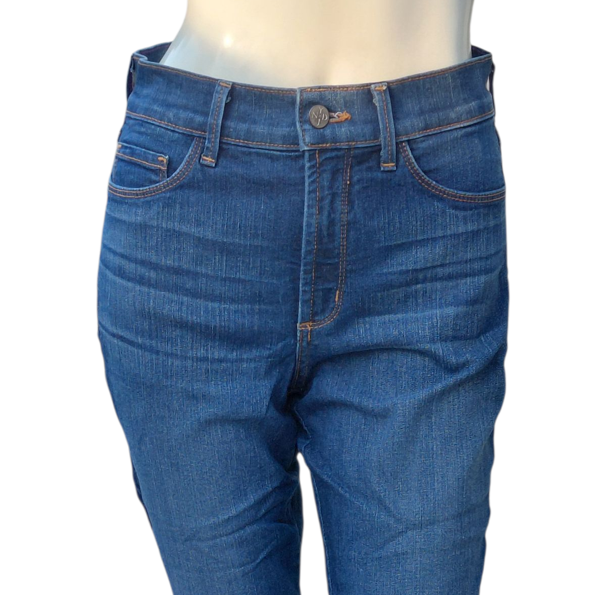 671944....Preowned Crop Jeans Size 6P, 19" Inseam