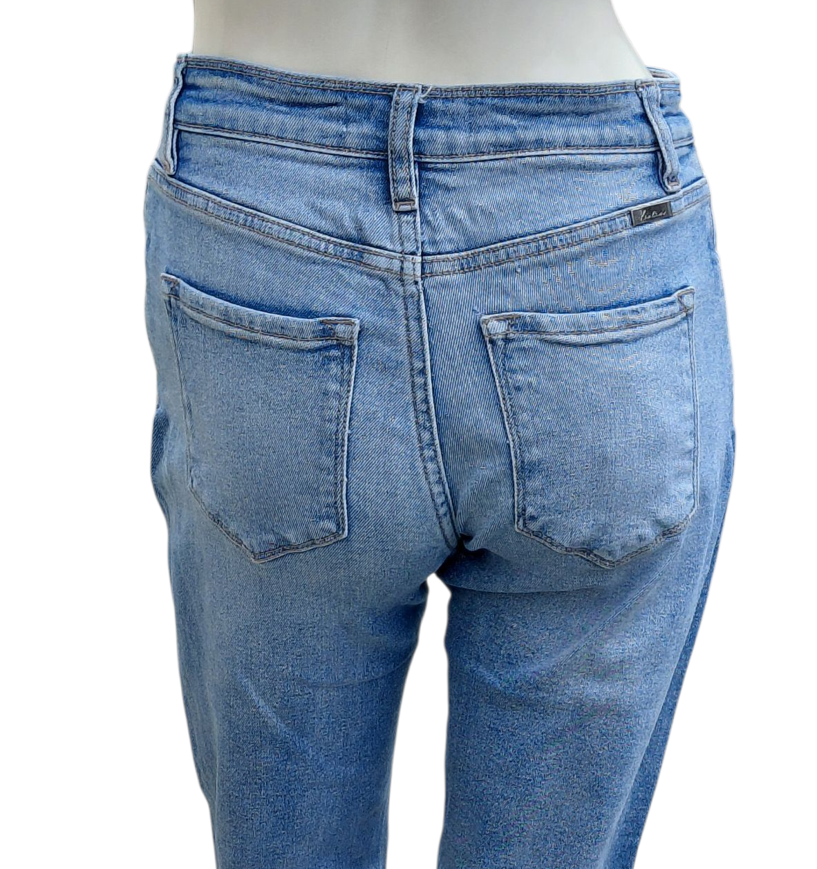 624217....Women's Preowned Kancan Skinny Jeans Size 3/25, 26"Inseam 9"Rise