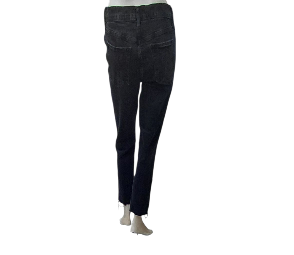 93317...Preowned Women's Black Gap Girlfriend Jeans Size 6/28 Regular