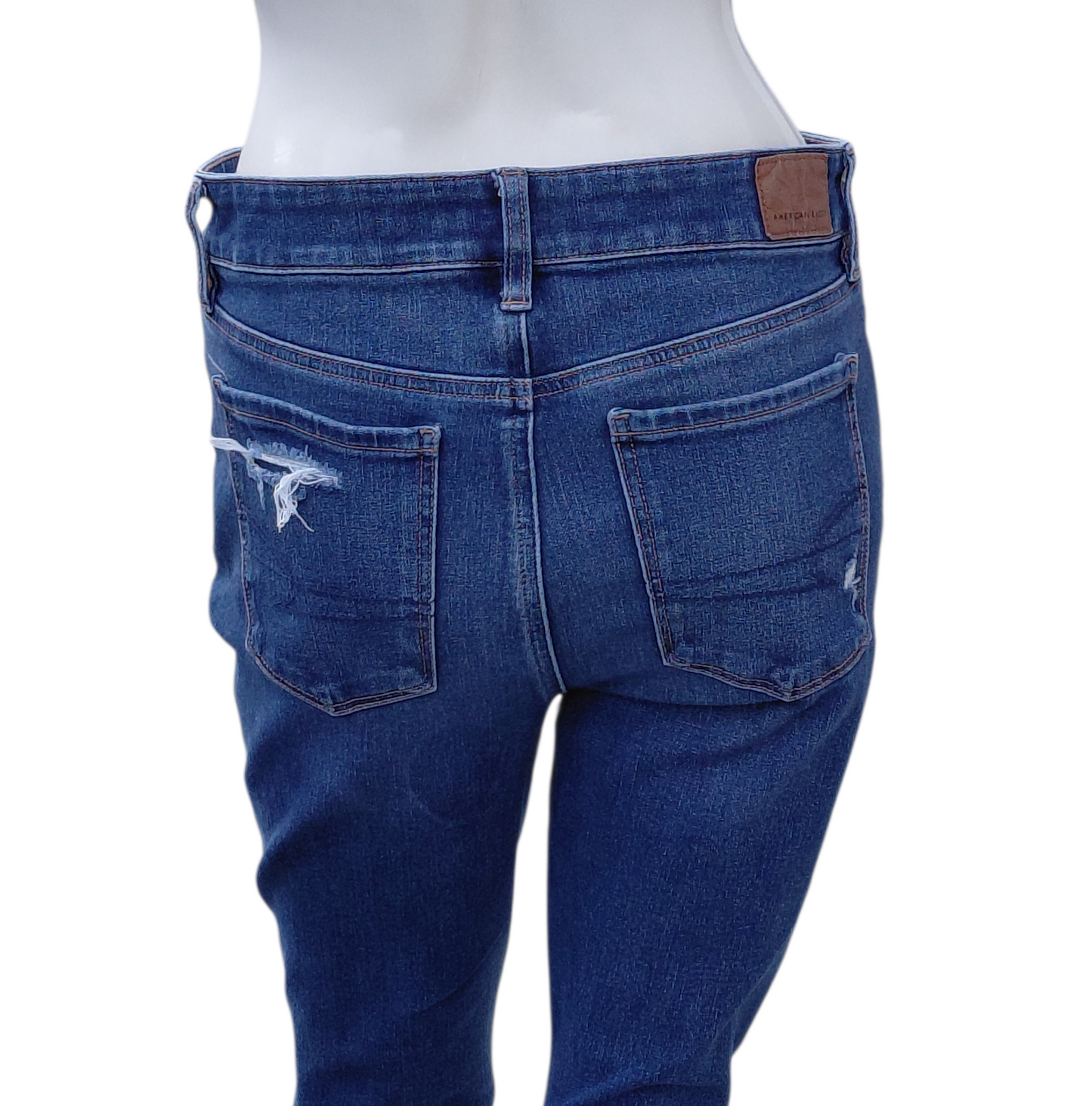 688445..American Eagle HI Rise Jegging Size 6, 28"W, 24" Inseam 9" Rise