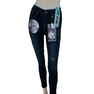 Sku 540327......VIP Deconstructed Skinny Jeans Sz 00