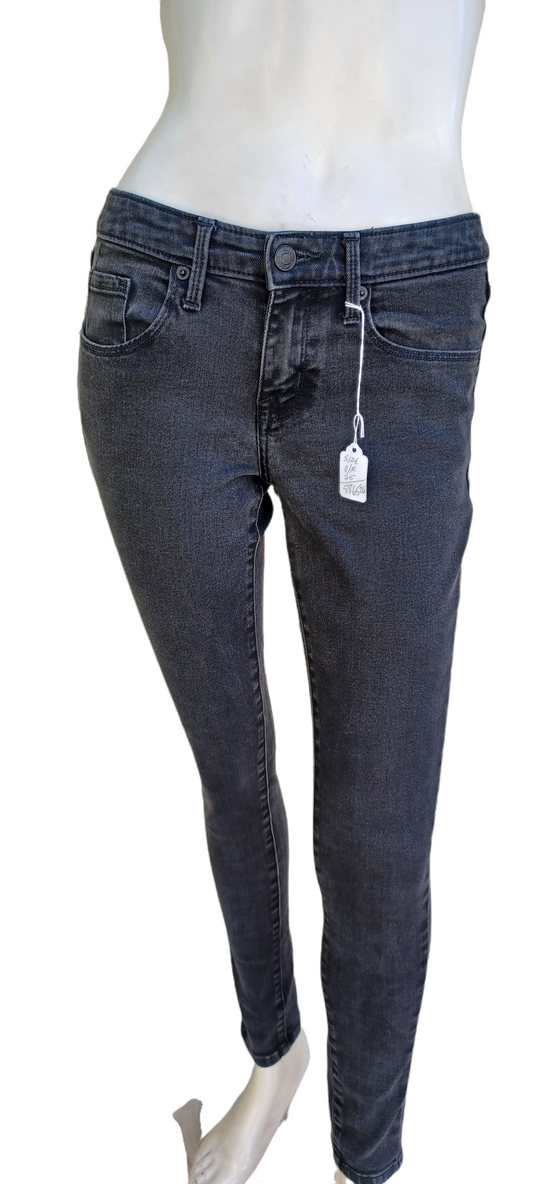 Sku 586547...Preowned Mossimo Black Skinny Jeans Size 0R /25