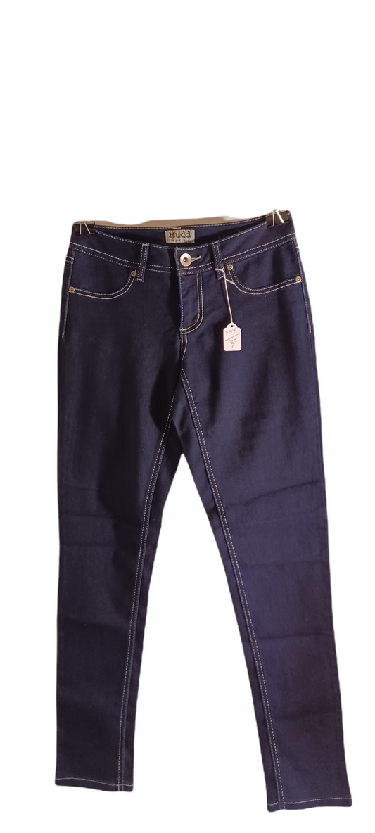 Sku 541412...Preowned Denim Skinny Jeans Size 7 Juniors