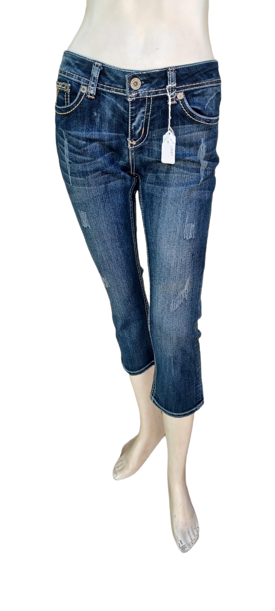 Sku 10607 PRE-OWNED...ZCO Crop Jeans Size 7