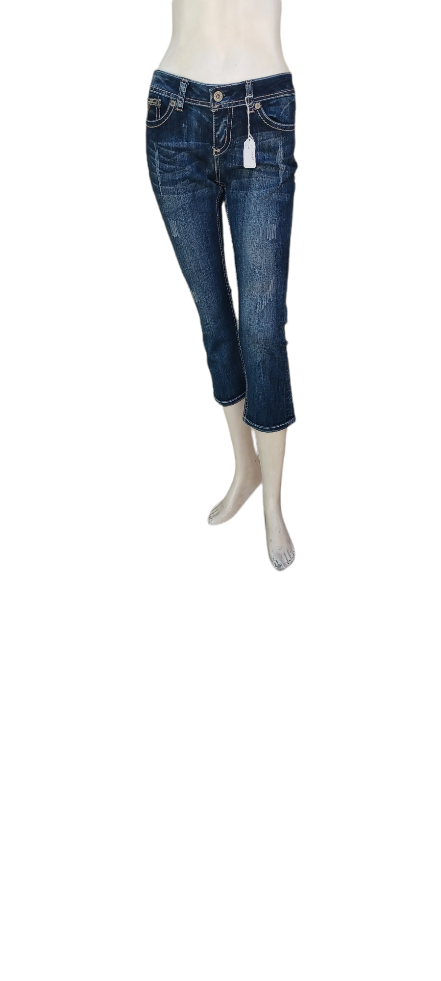 Sku 10607 PRE-OWNED...ZCO Crop Jeans Size 7